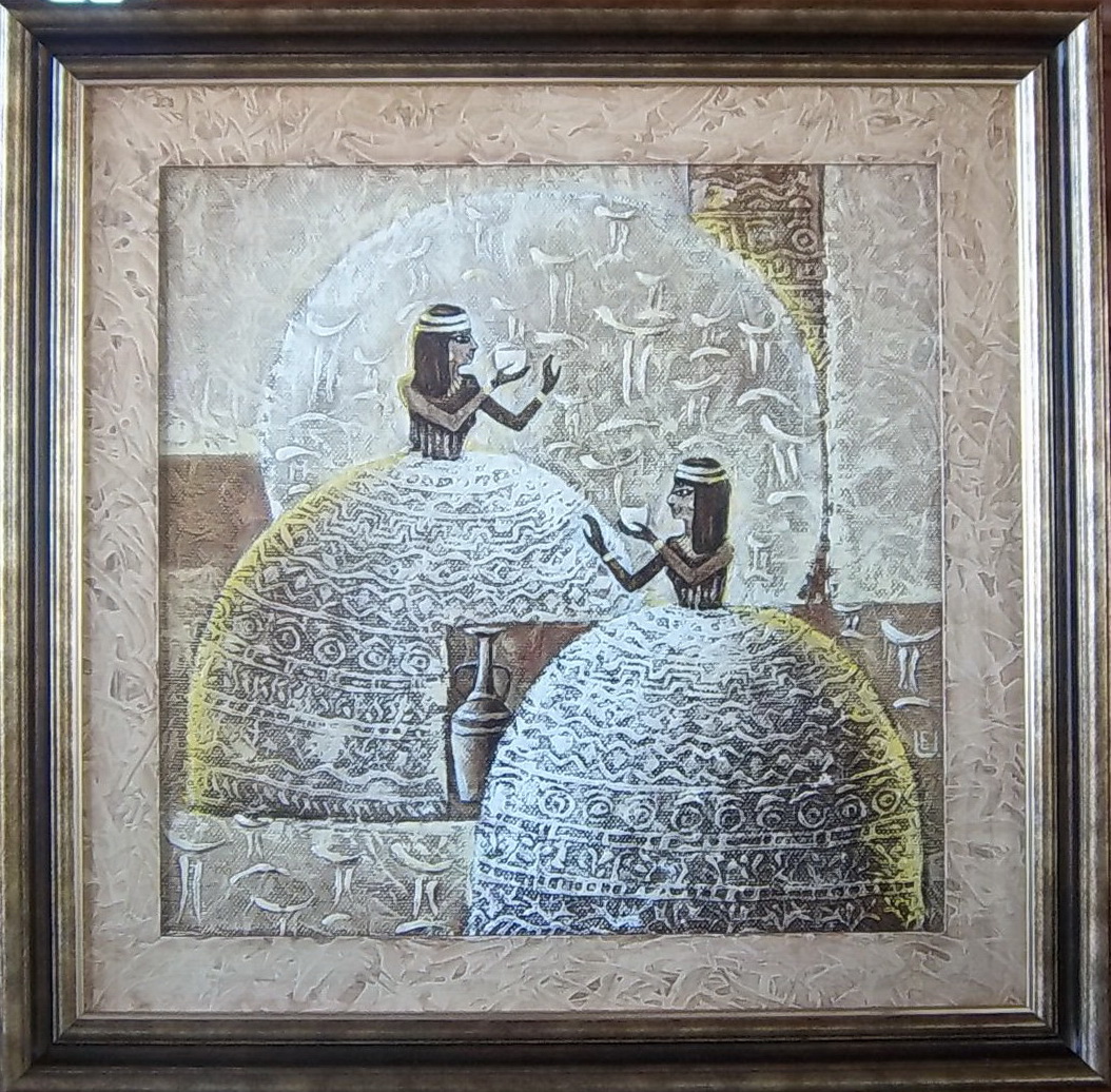 ''Zodiakas''-Dvyniai 2013 m. (50x50 cm), oil on canvas