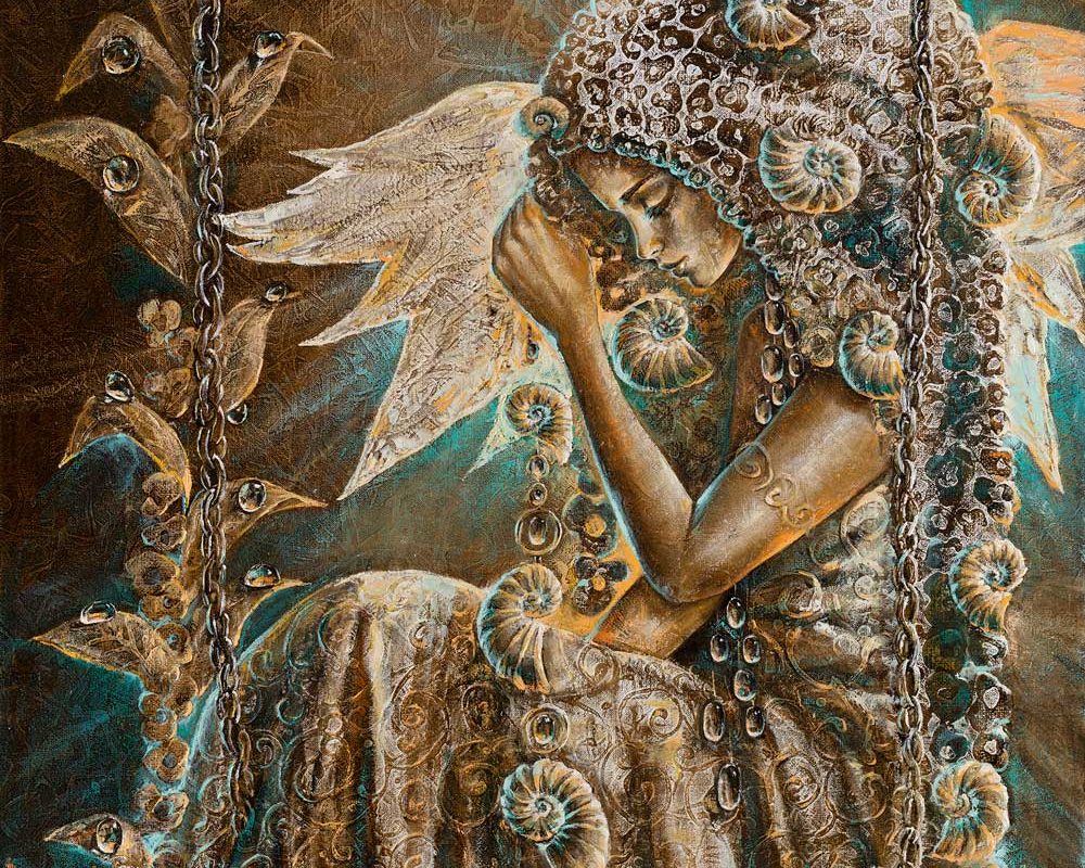 Šeimos angelas 2026 90 cm x 90 cm